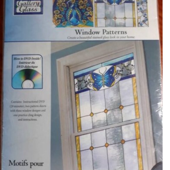 PLAID Gallery Glass WINDOW PATTERNS Nature's Calm #16386 - Picture 3 of 7